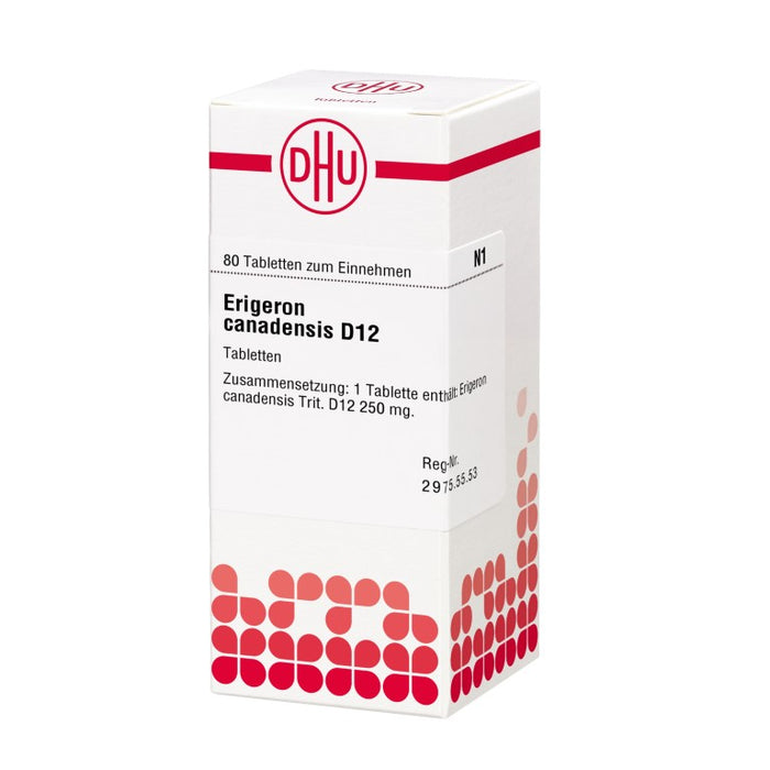 DHU Erigeron canadensis D12 Tabletten, 80 pc Tablettes