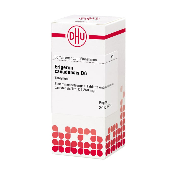 DHU Erigeron canadensis D6 Tabletten, 80 pc Tablettes