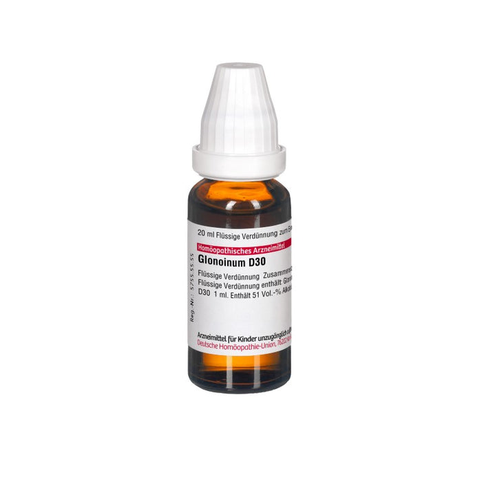 DHU Glonoinum D30 Dilution, 20 ml Lösung