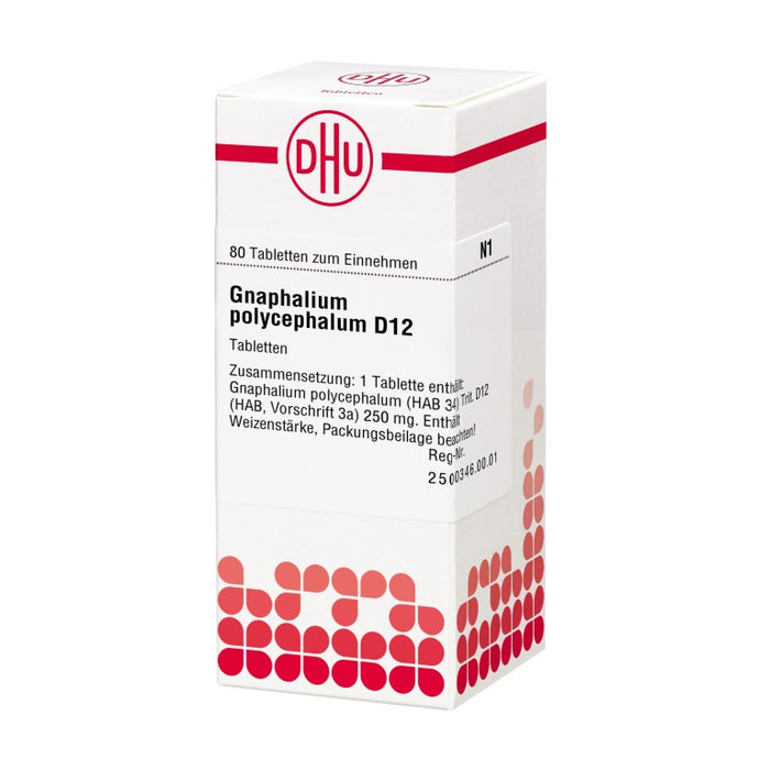 DHU Gnaphalium polycephalum D12 Tabletten, 80 St. Tabletten