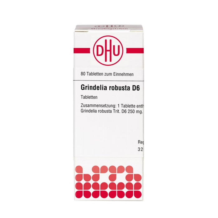 Grindelia robusta D6 DHU Tabletten, 80 St. Tabletten