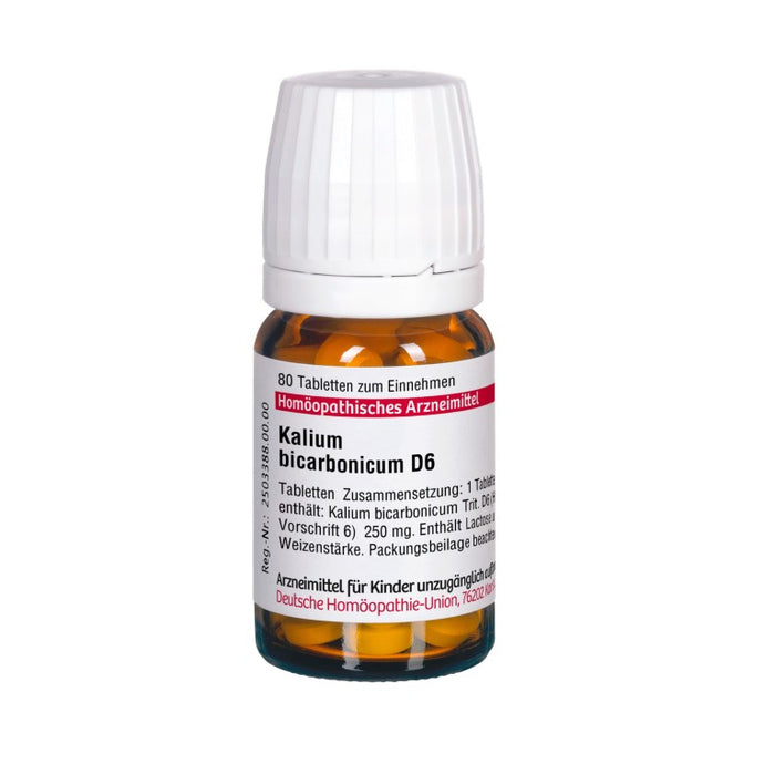 Kalium bicarbonicum D6 DHU Tabletten, 80 St. Tabletten