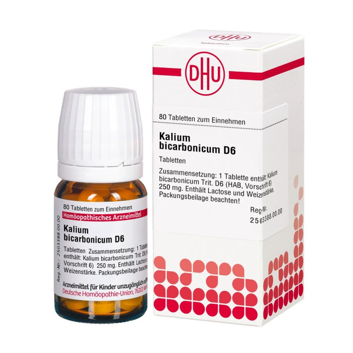 DHU Kalium bicarbonicum D6 Tabletten, 80 pc Tablettes