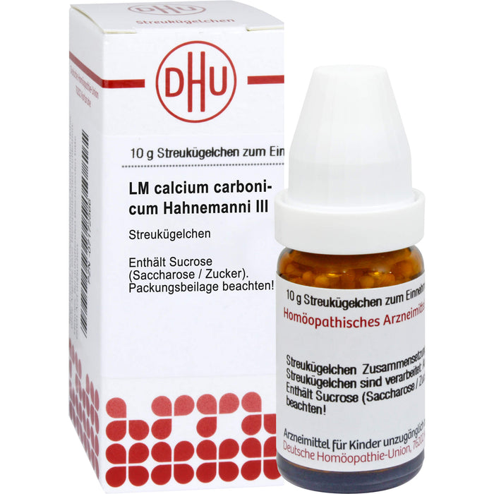 DHU Calcium carbonicum Hahnemanni LM III Streukügelchen, 5 g Globules