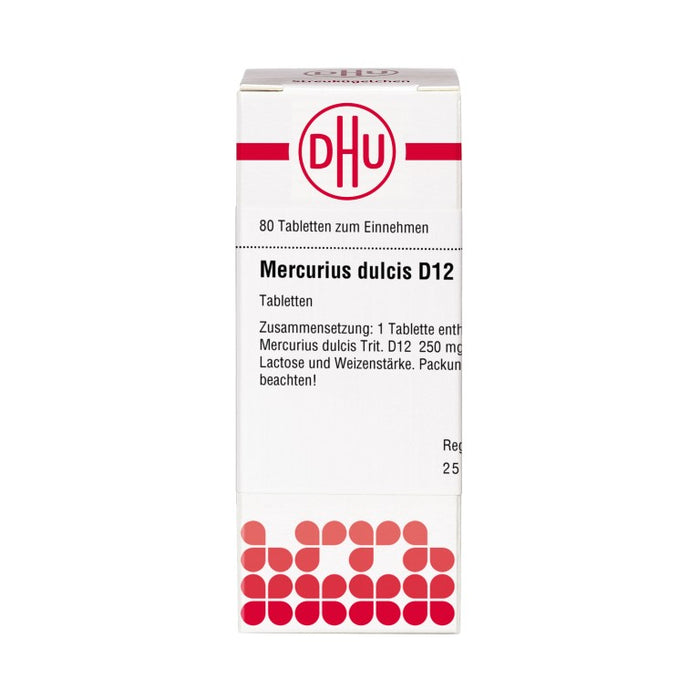 Mercurius dulcis D12 DHU Tabletten, 80 St. Tabletten