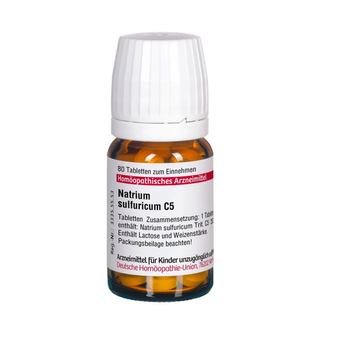 Natrium sulfuricum C5 DHU Tabletten, 80 St. Tabletten