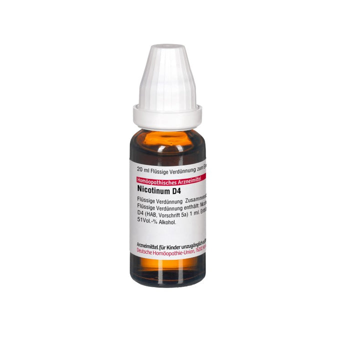 Nicotinum D4 DHU Dilution, 20 ml Lösung