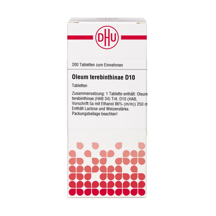 DHU Oleum terebinthinae D10 Tabletten, 200 pc Tablettes