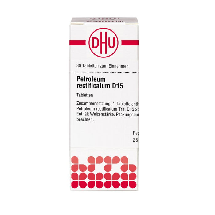 Petroleum rectificatum D15 DHU Tabletten, 80 St. Tabletten