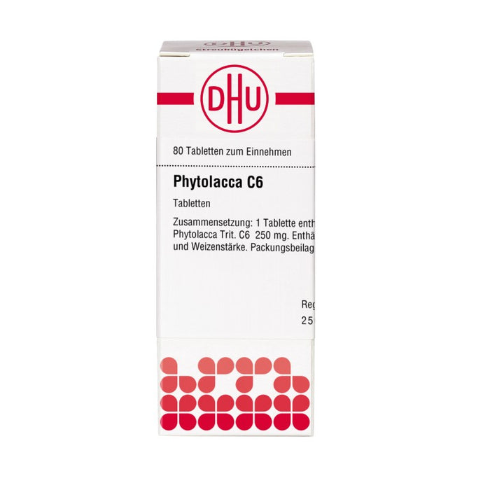 DHU Phytolacca C6 Tabletten, 80 St. Tabletten