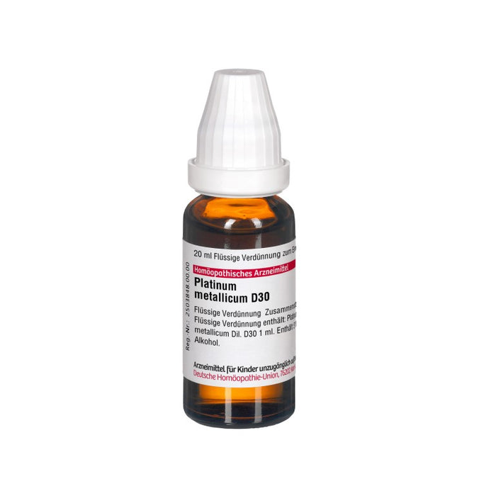 Platinum metallicum D30 DHU Dilution, 20 ml Lösung