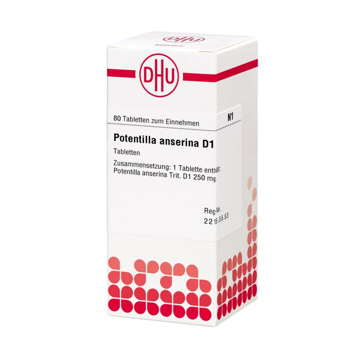 DHU Potentilla anserina D1 Tabletten, 80 St. Tabletten