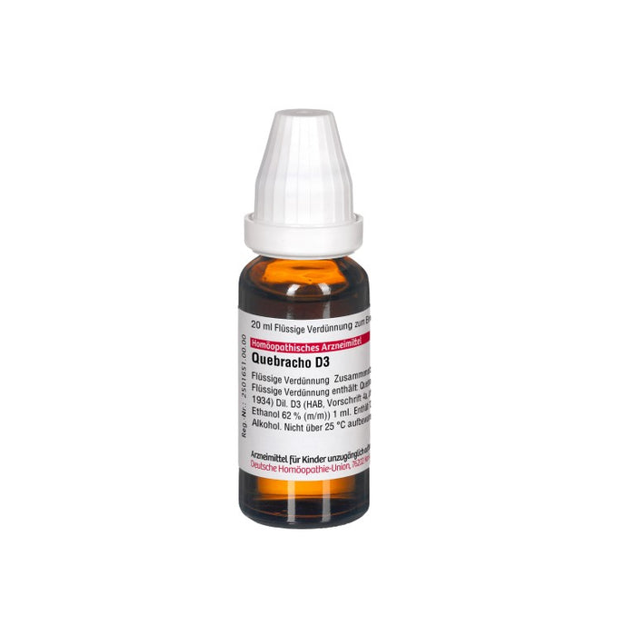 Quebracho D3 DHU Dilution, 20 ml Lösung