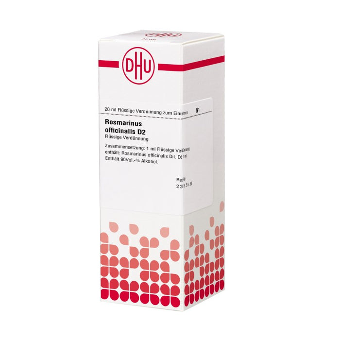 Rosmarinus officinalis D2 DHU Dilution, 20 ml Lösung