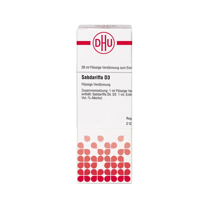 Sabdariffa D3 DHU Dilution, 20 ml Lösung