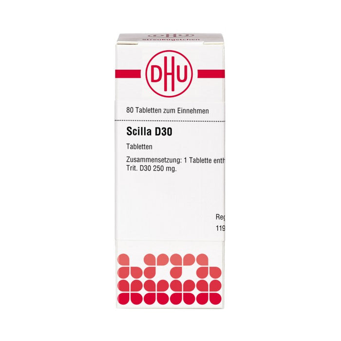 Scilla D30 DHU Tabletten, 80 St. Tabletten