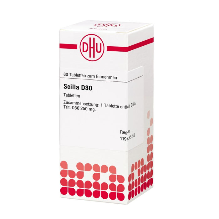 Scilla D30 DHU Tabletten, 80 St. Tabletten