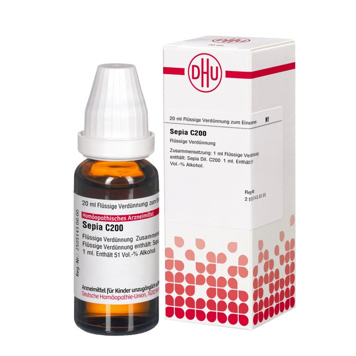 DHU Sepia C200 Dilution, 20 ml Lösung