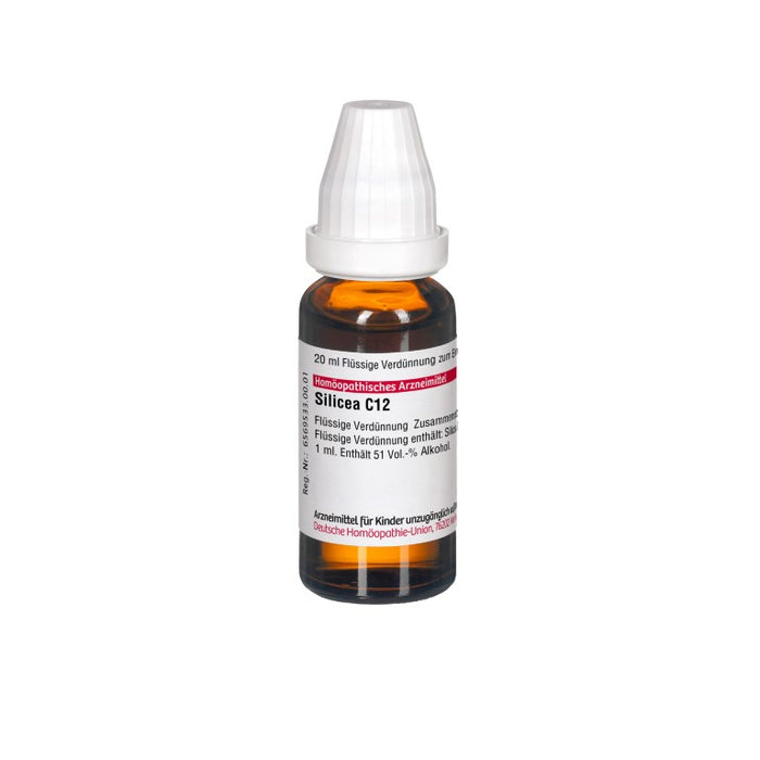 DHU Silicea C12 Dilution, 20 ml Lösung