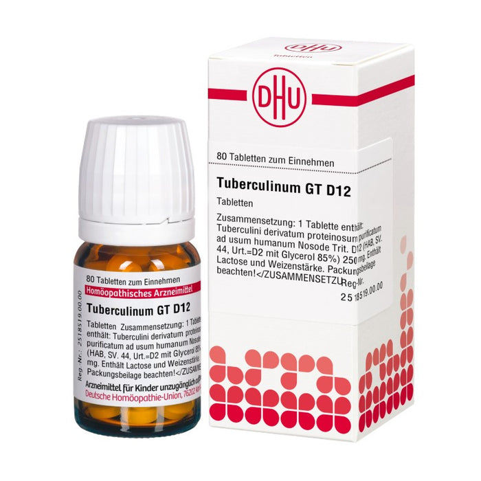 DHU Tuberculinum GT D12 Tabletten, 80 pc Tablettes