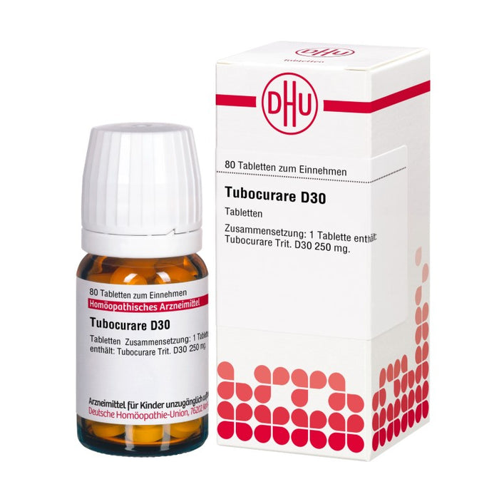 Tubocurare D30 DHU Tabletten, 80 St. Tabletten