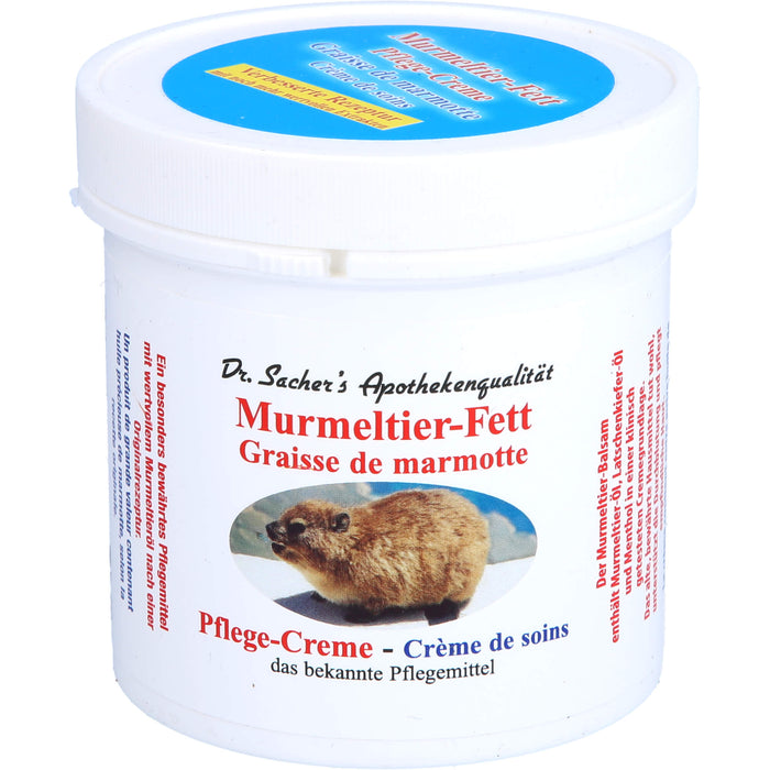 Dr. Sacher's Murmeltier-Fett Pflege-Creme, 250 ml Cream