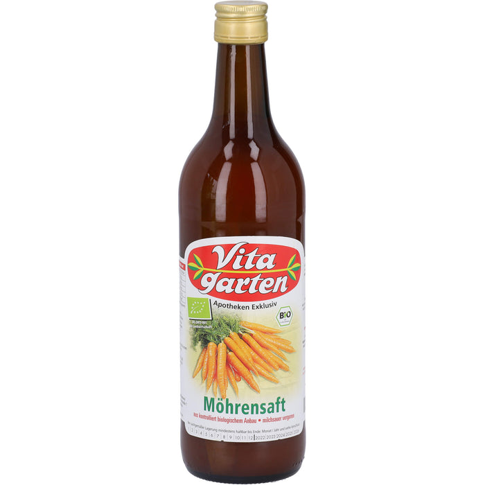 Vitagarten Möhrensaft biologisch, 750 ml Solution