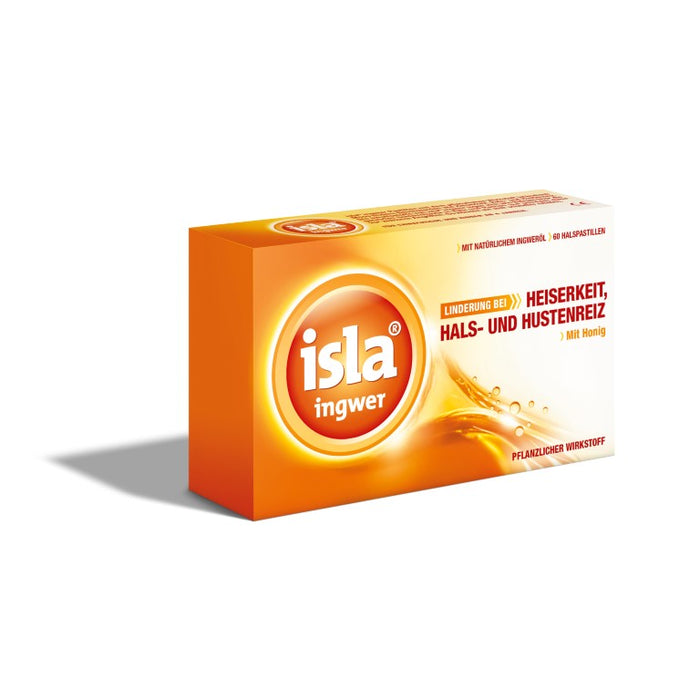 isla ingwer Halspastillen, 60 pcs. Pastilles