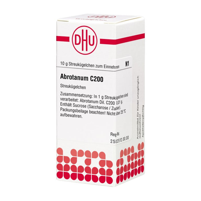 DHU Abrotanum C200 Streukügelchen, 10 g Globules