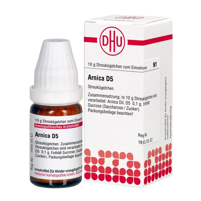 DHU Arnica D5 Streukügelchen, 10 g Globules