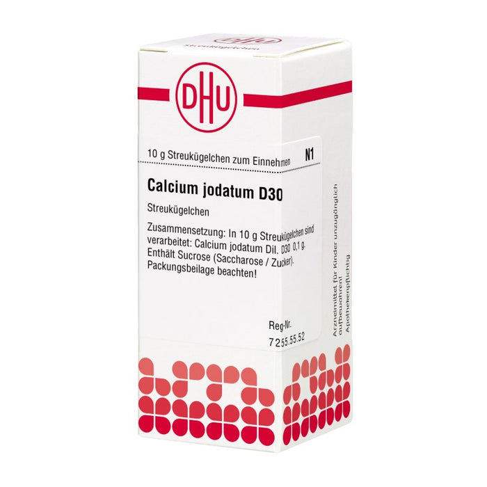 DHU Calcium jodatum D30 Streukügelchen, 10 g Globules