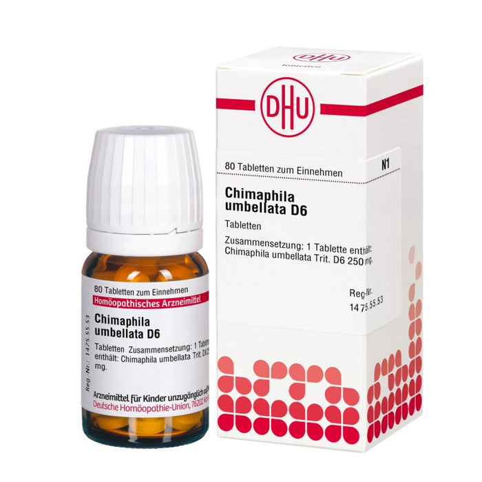 DHU Chimaphila umbellata D6 Tabletten, 80 St. Tabletten