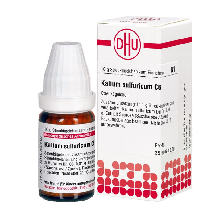 DHU Kalium sulfuricum C6 Streukügelchen, 10 g Globules