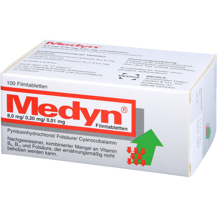 Medyn 8,0 mg/0,20 mg/0,01 mg, Filmtabletten, 100 pc Tablettes