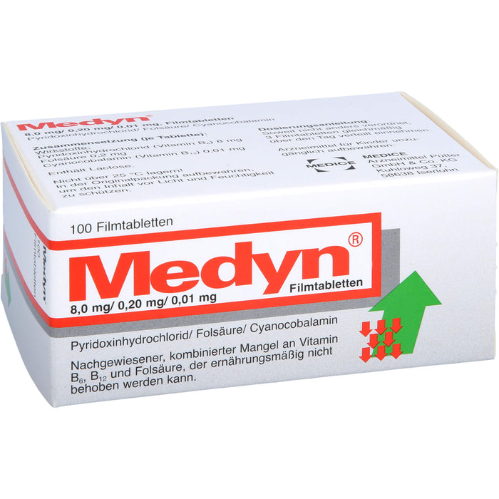 Medyn 8,0 mg/0,20 mg/0,01 mg, Filmtabletten, 100 pcs. Tablets