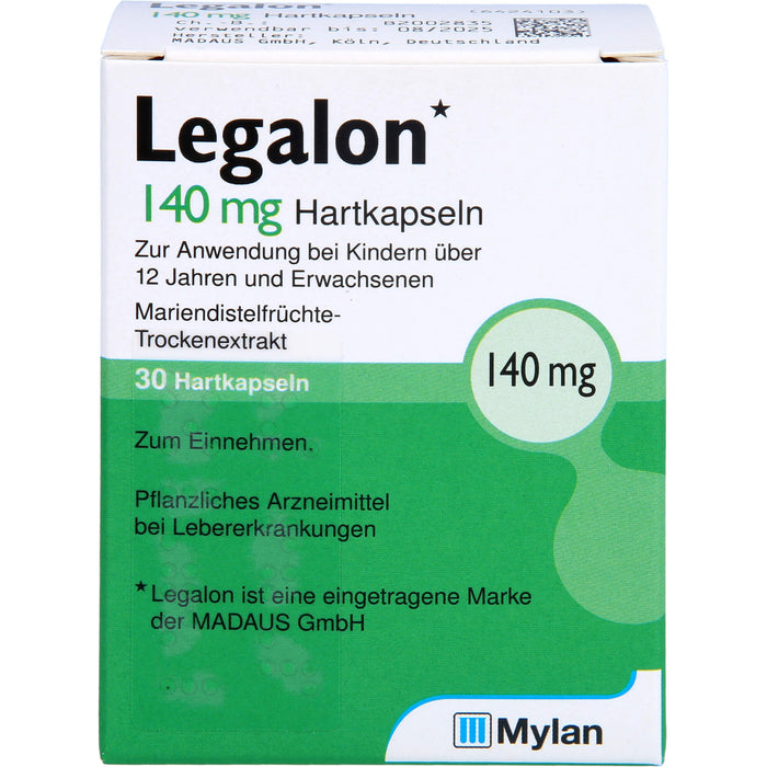 Legalon 140 kohlpharma Hartkapseln, 30 St. Kapseln