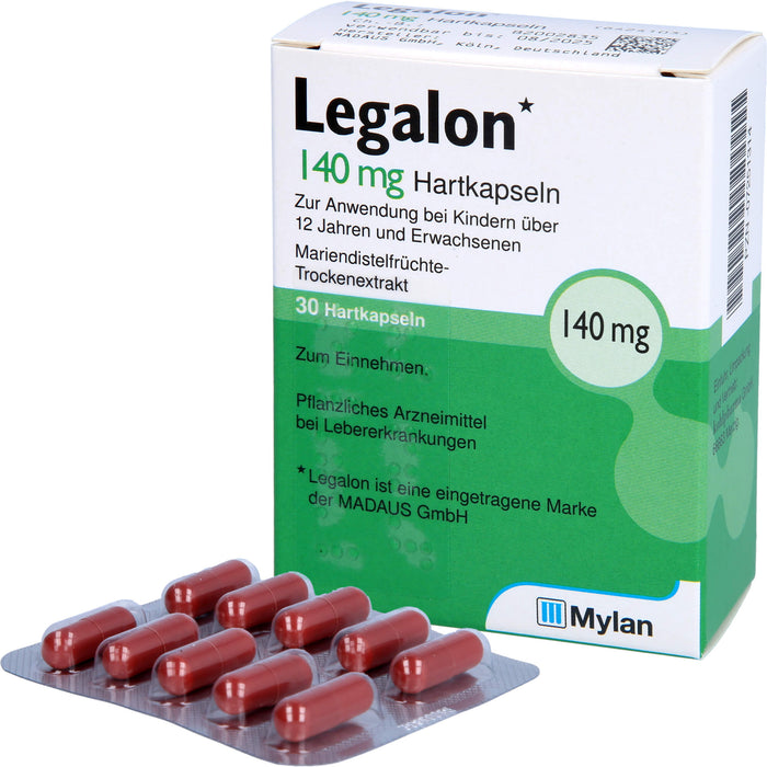 Legalon 140 kohlpharma Hartkapseln, 30 St. Kapseln