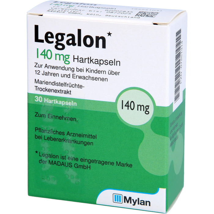 Legalon 140 kohlpharma Hartkapseln, 30 pc Capsules