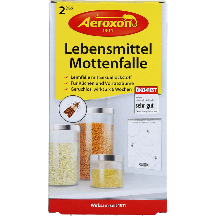 Aeroxon Lebensmittel Mottenfallen, 2 St