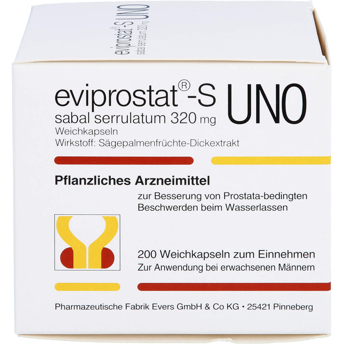 eviprostat-S sabal serrulatum 320 mg UNO; Weichkaps., 200 St KAP