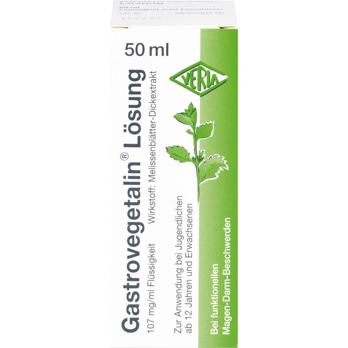 Gastrovegetalin Lösung bei Magen-Darm-Beschwerden, 50 ml Solution