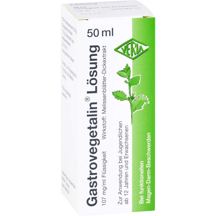 Gastrovegetalin Lösung bei Magen-Darm-Beschwerden, 50 ml Solution