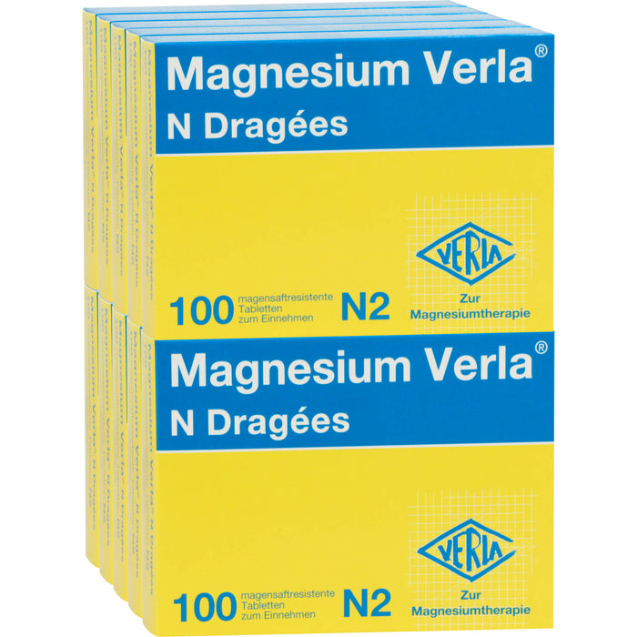 Magnesium Verla N Dragées bei Magnesiummangel, 1000 pc Tablettes