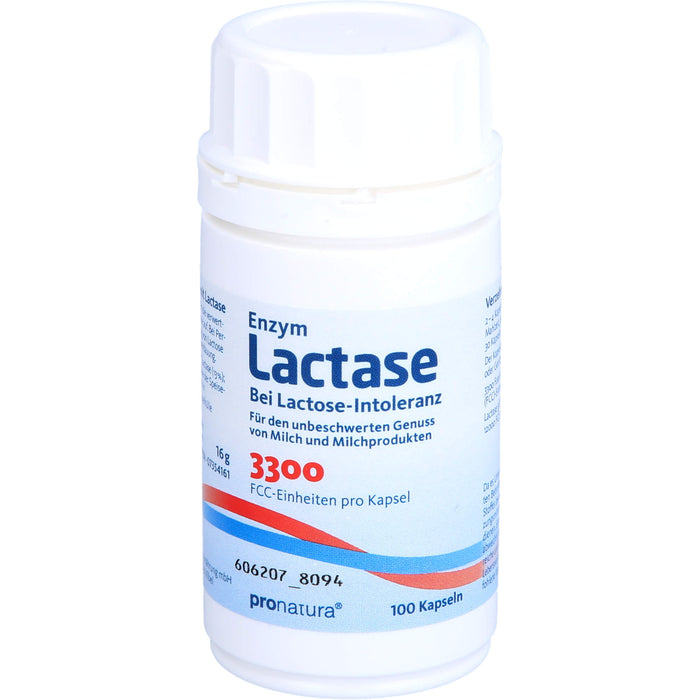 Pro Natura Lactase 3300 FCC 200 mg Kapseln, 100 pc Capsules