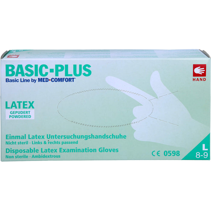 Handschuhe Unters. Latex GROSS unsteril, 100 St HAS