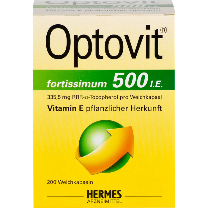 OptoVit fortissimum 500 I. E. Weichkapseln, 200 pc Capsules