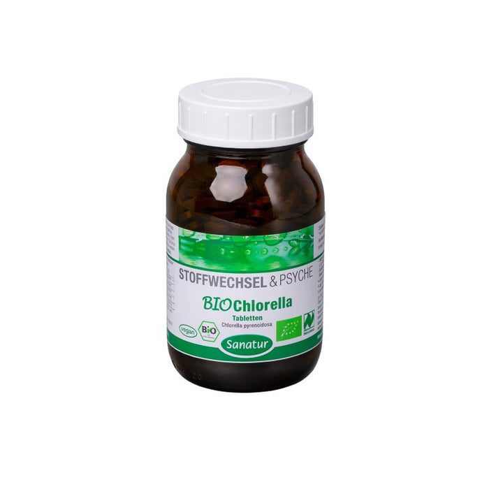 Sanatur BioChlorella Stoffwechsel & Psyche Tabletten, 500 St. Tabletten