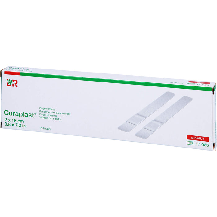 CURAPLAST FINGER VERBAND SENSITIV 2X18, 10 St PFL