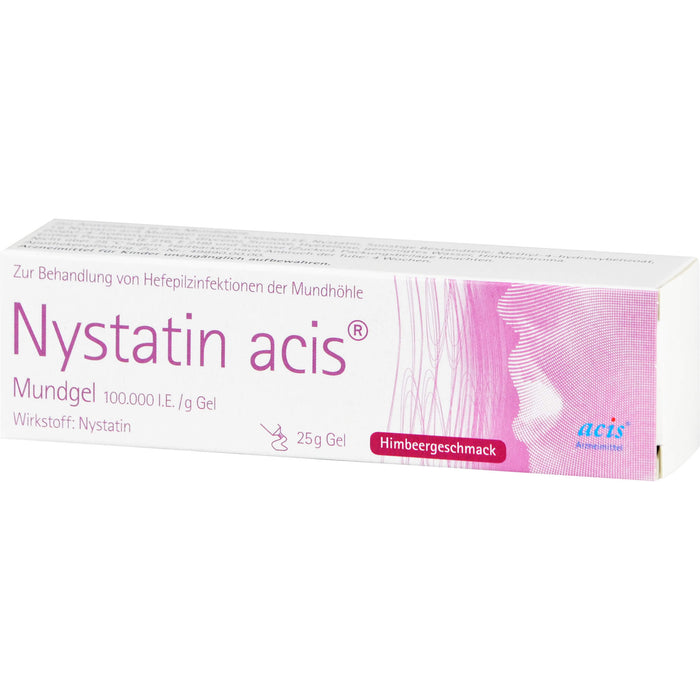 Nystatin acis Mundgel, 100.000 I.E./g Gel, 25 g Gel