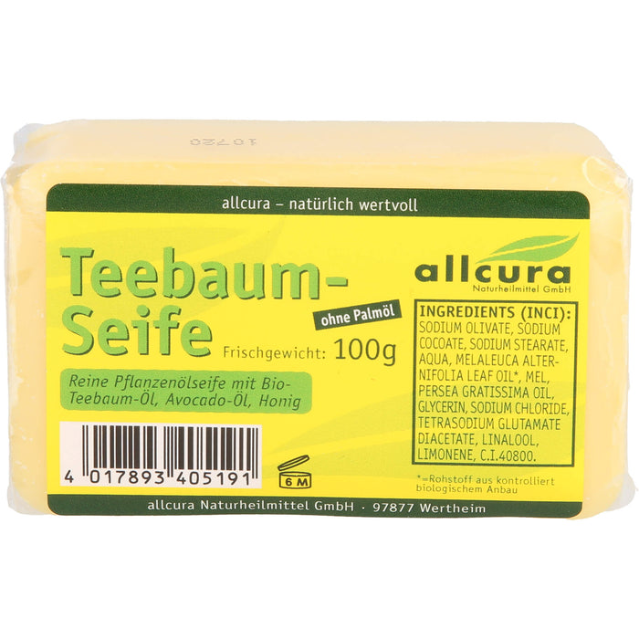 Teebaum Seife, 1 pc pain de savon